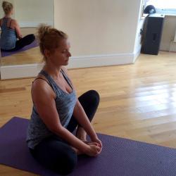 Bound angle pose